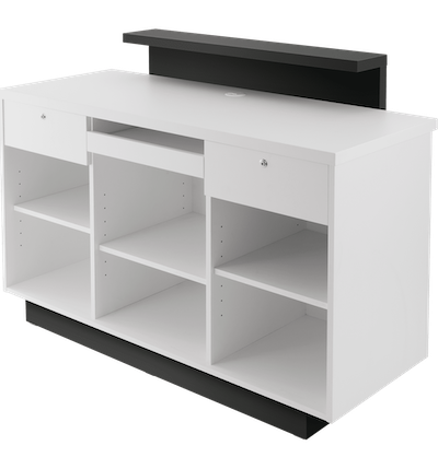 RECEPCIÓN BOX CON LUCES LED PAHI