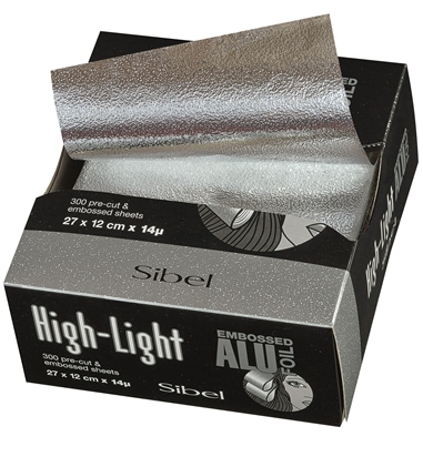 PAPEL PARA MECHAS HIGH-LIGHT CON RELIEVE 12X27 300un SIN