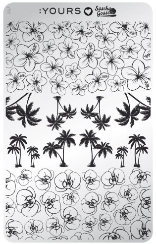 PLACA STAMPING TROPICAL TREAT 112  (YOURS)  CND