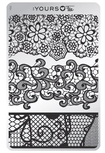 PLACA STAMPING VINTAGE LACE 108  (YOURS)  CND