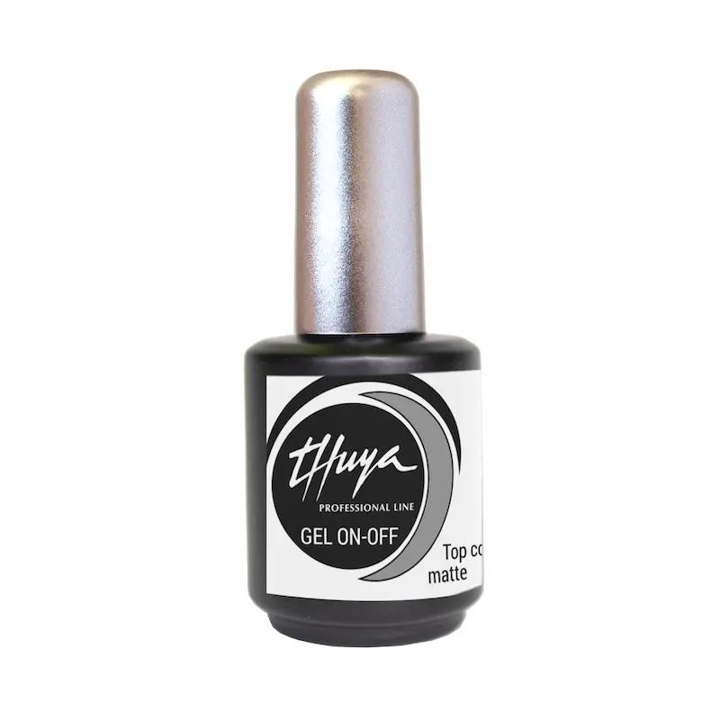 ESMALT UNGLES GEL ON-OFF TOP COAT NO WIPE MATTE  THU