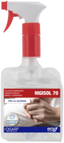 HIGISOL 70 SPRAY DESINFECTANTE 500ML (12U) DIS