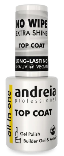 ANDREIA ALL IN ONE NO WIPE TOP COAT-VEGAN 10,5ML 