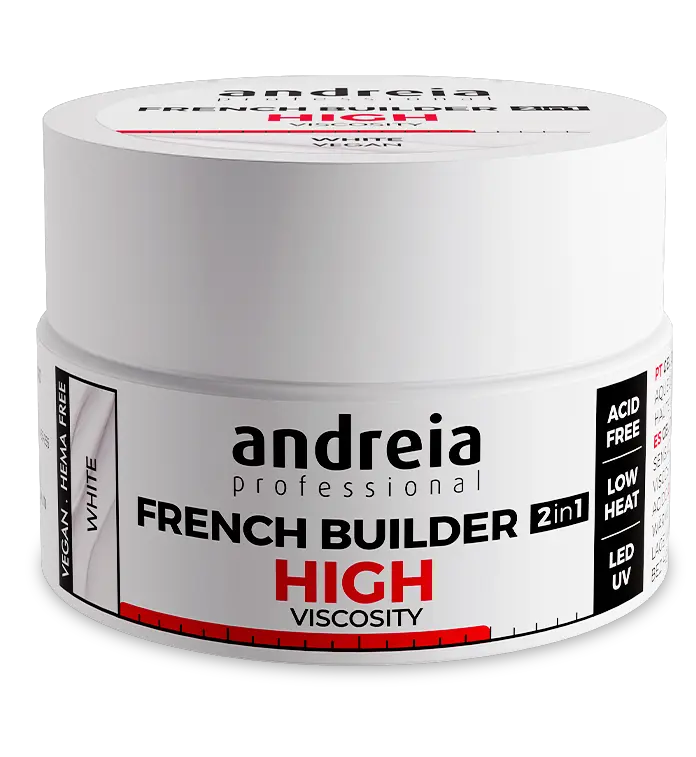 ANDREIA FRENCH BUILDER HIGH VISCOSITY WHITE 22Gr