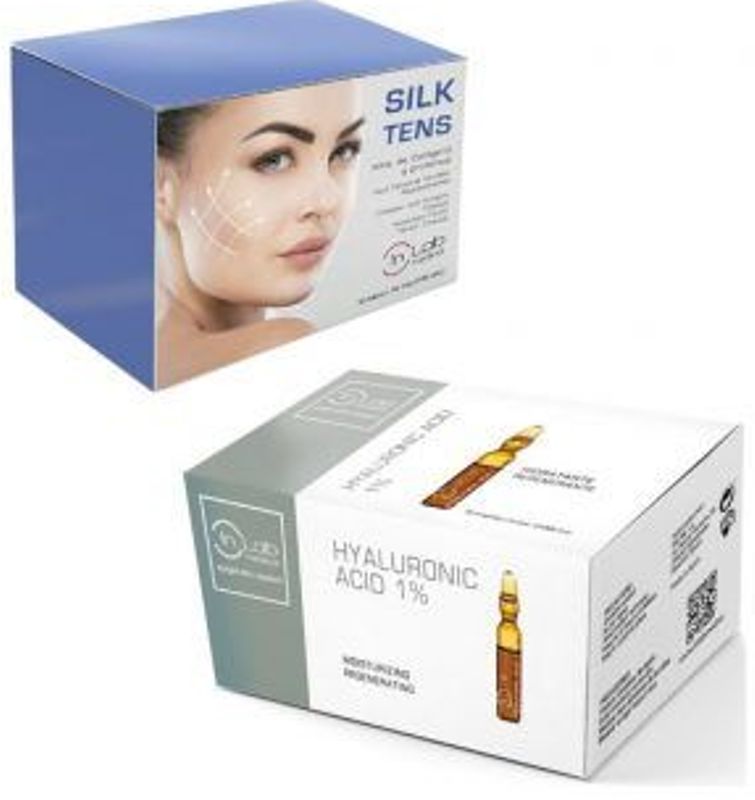 PACK AMPOLLAS HIALURONICO 1% 2ml 30u + 120 HILOS TENSORES *** INL