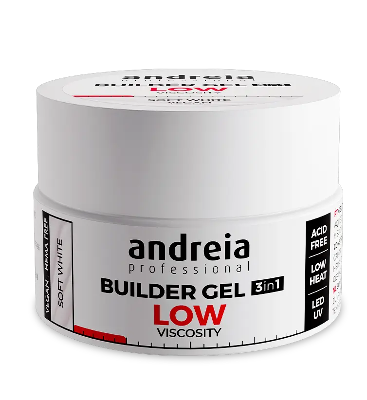 ANDREIA BUILDER GEL LOW VISCOSITY SOFT WHITE 22Gr