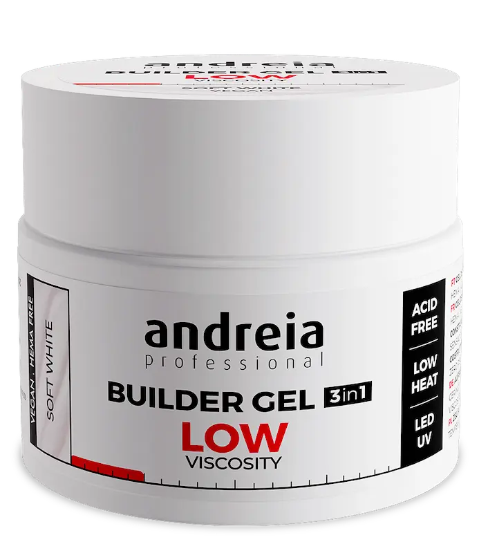 ANDREIA BUILDER GEL LOW VISCOSITY SOFT WHITE 44Gr