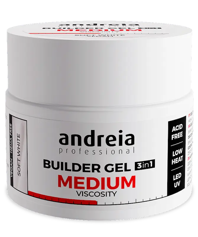 ANDREIA BUILDER GEL MEDIUM VISCOSITY SOFT PINK 44Gr
