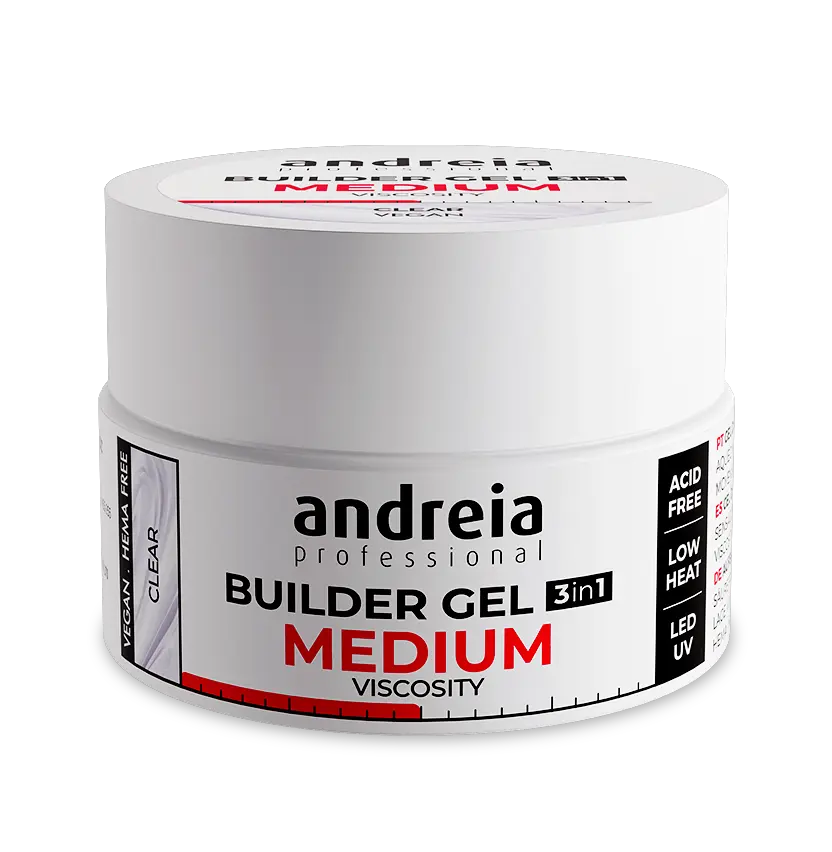 ANDREIA BUILDER GEL MEDIUM VISCOSITY CLEAR 22Gr