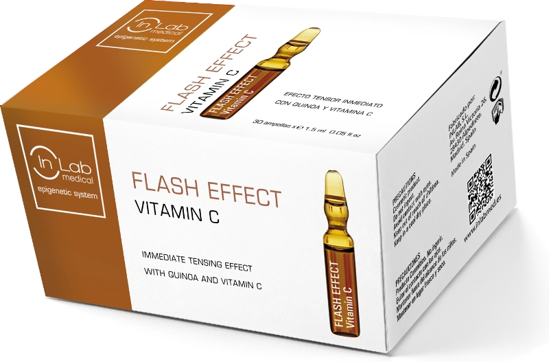 AMPOLLAS FACIALES FLASH EFFECT VITAMINA C 1,5ml 30u INL 