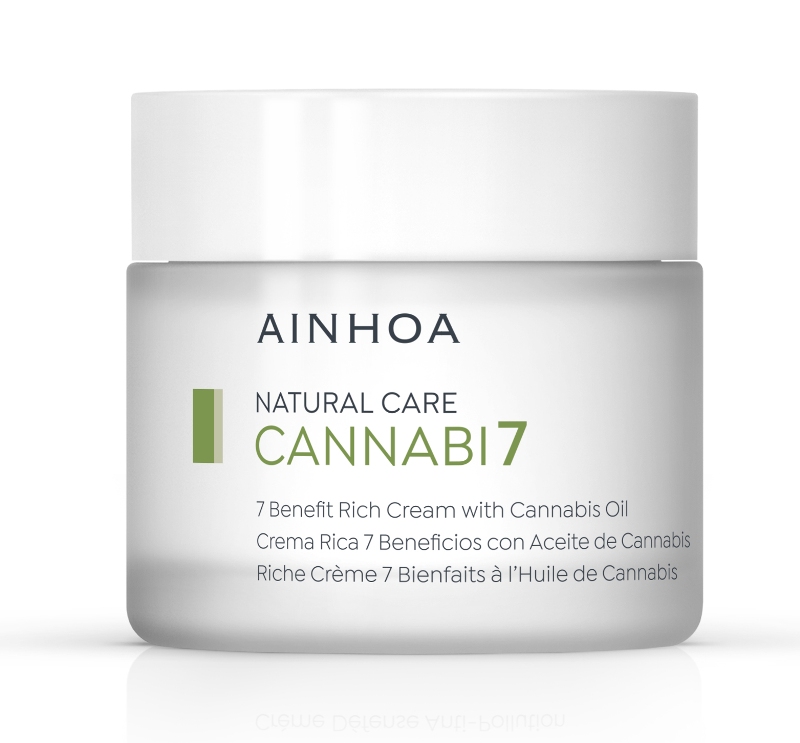 CANNABI7 CREMA RICA 7 BENEFICIOS CON ACEITE DE CANNABIS 50ml AIN