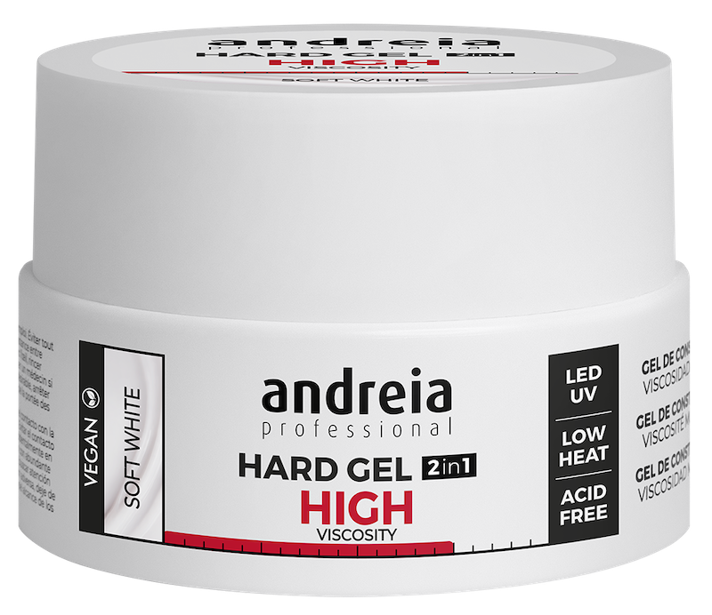 ANDREIA HARD GEL HIGH VISCOSITY SOFT WHITE  22GR
