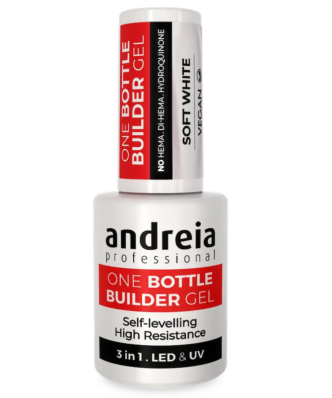 ANDREIA ONE BOTTLE BUILDER GEL LOW VISCOSITY SOFT WHITE 14ML