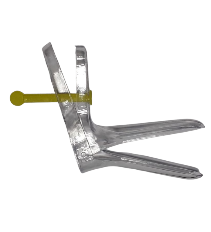 ESPECULO VAGINAL PEQUEÑO TORNILLO TALLA S AMARILLO (100)