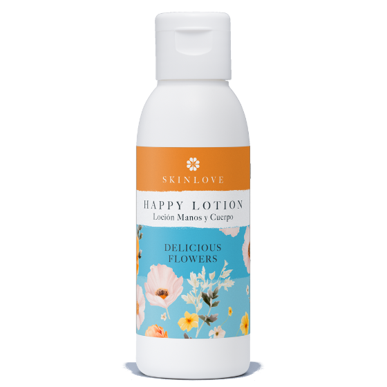 HAPPY LOTION  DELICIOUS FLOWERS SKINLOVE  60ml CND