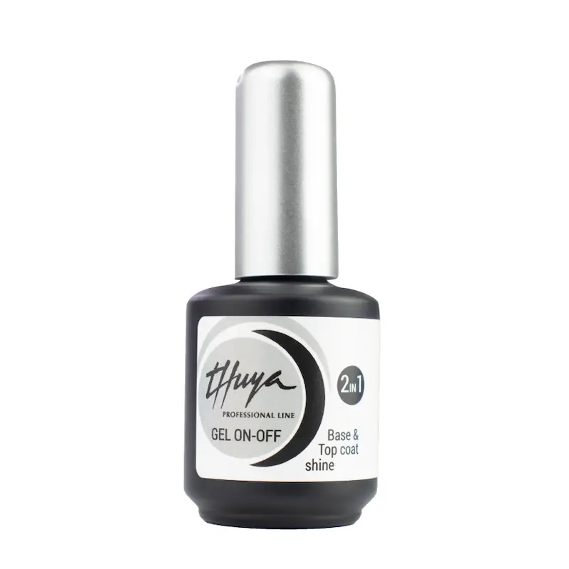 ESMALT UNGLES GEL ON-OFF TOP COAT / BASE 2 EN 1 THU