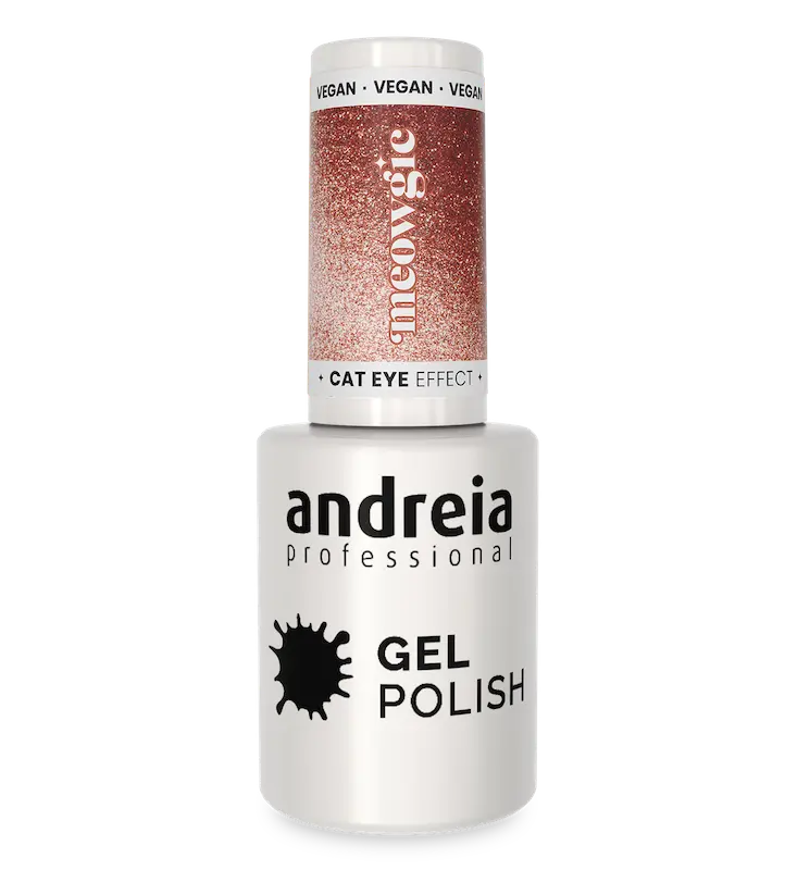 ANDREIA GEL POLISH  MC4- 10,5ML  CAT EYE EFFECT