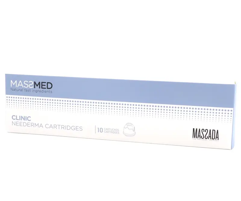 MASSMED CLINIC NEEDERMA CARTUCHOS 25 AGUJAS MAS