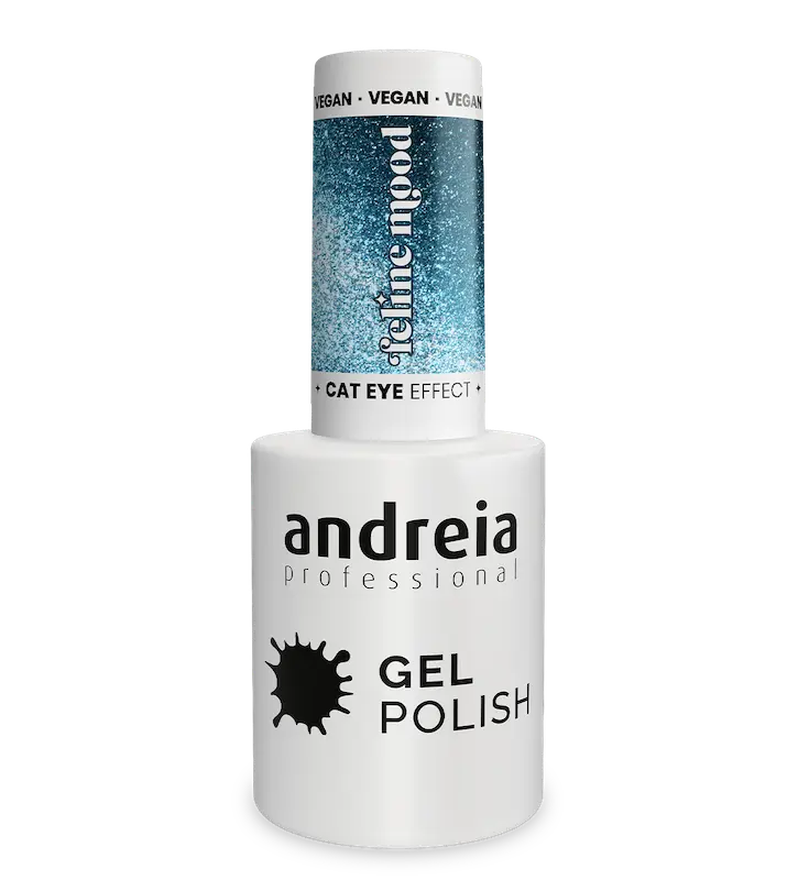 ANDREIA GEL POLISH  FE5- 10,5ML FELINE MOOD CAT EYE EFFECT