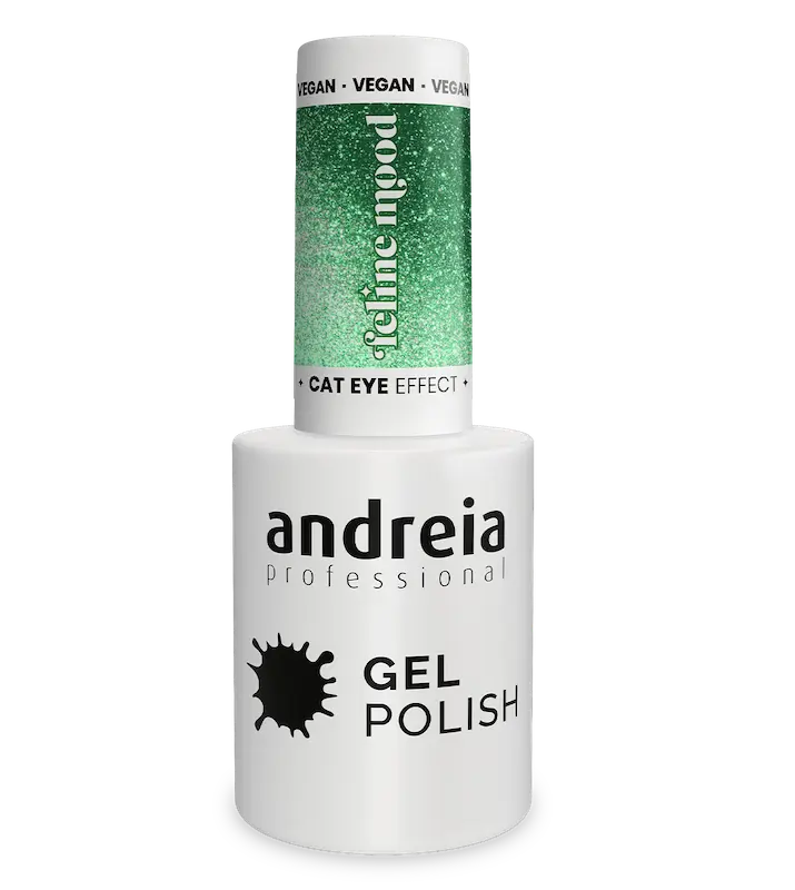 ANDREIA GEL POLISH  FE6- 10,5ML FELINE MOOD CAT EYE EFFECT