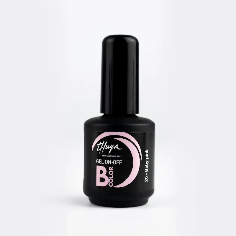 GEL ON-OFF B-COLOR Nº26 BABY PINK THU