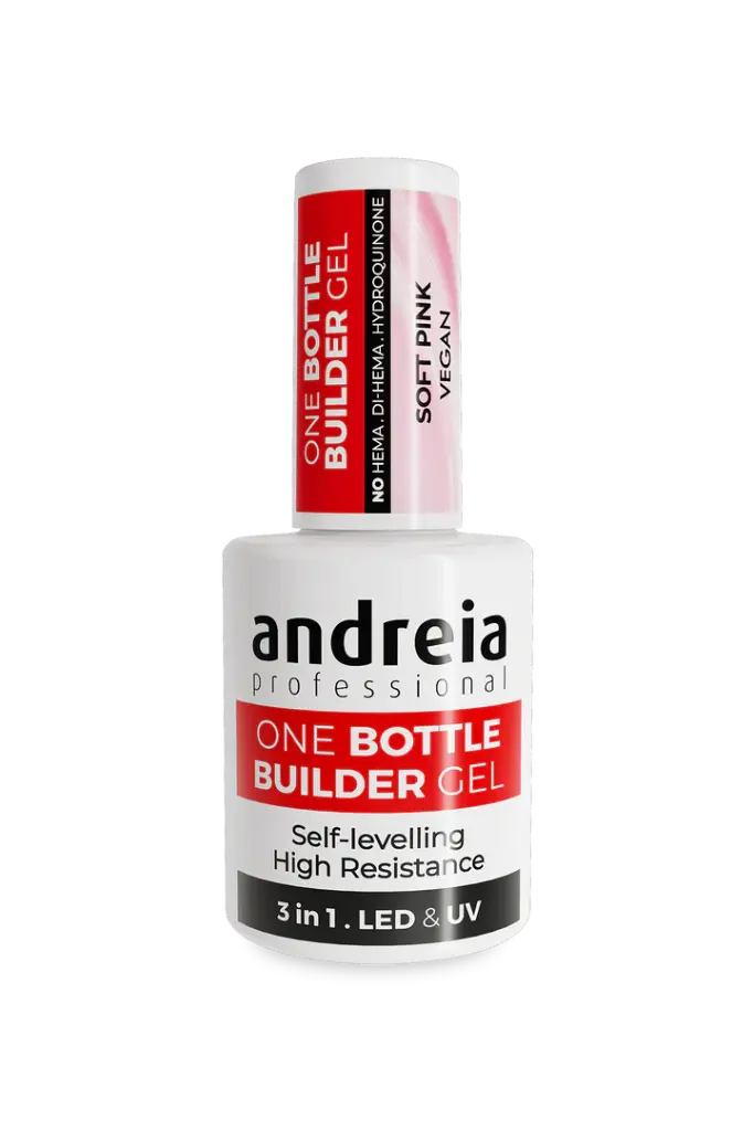 ANDREIA ONE BOTTLE BUILDER GEL LOW VISCOSITY SOFT PINK 14ML