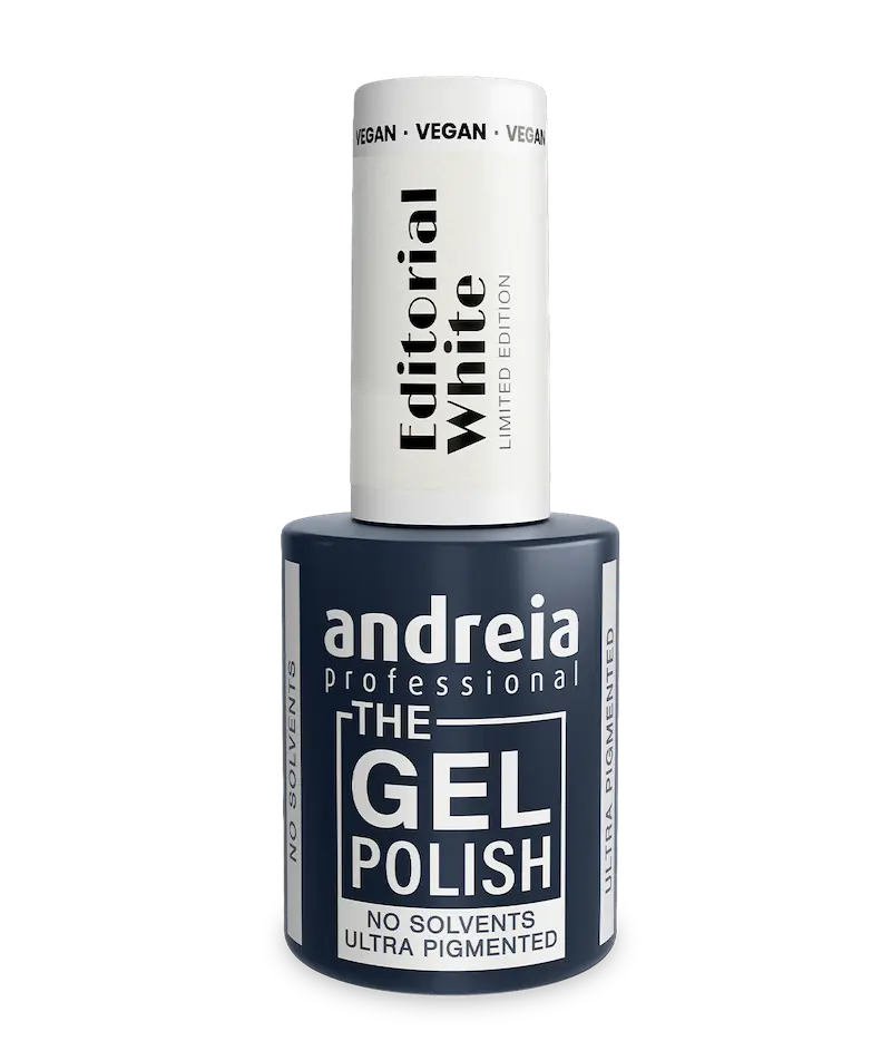 ANDREIA THE GEL POLISH EW2 - EDITORIAL WHITE
