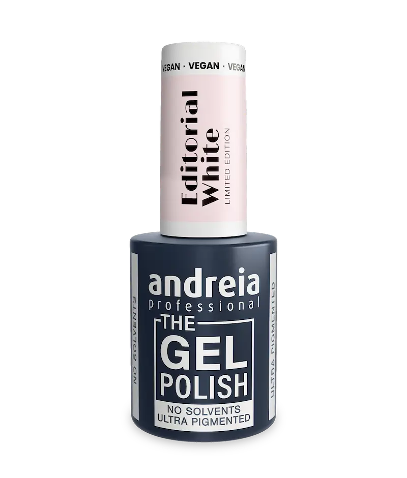 ANDREIA THE GEL POLISH EW5 - EDITORIAL WHITE