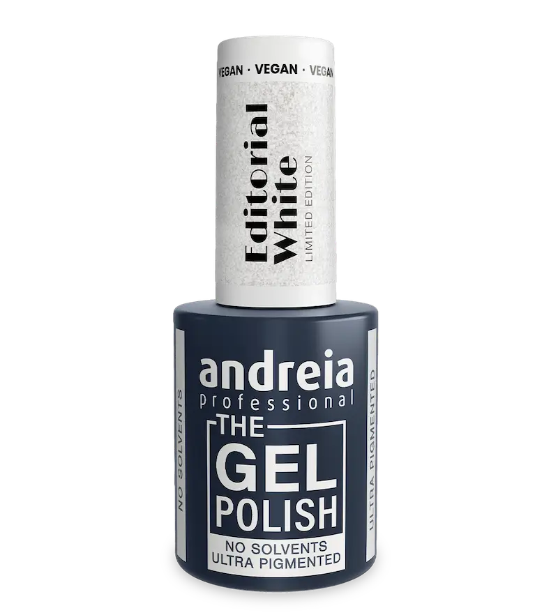 ANDREIA THE GEL POLISH EW6 - EDITORIAL WHITE