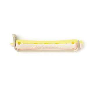 BIGUDIS PLÁSTICO AMARILLO/ROSA CORTO 6cm7mm 12u 4454000 SIN