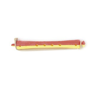 BIGUDIS PLÁSTICO AMARILLO/ROJO 8cm8,5mm 12u SIN