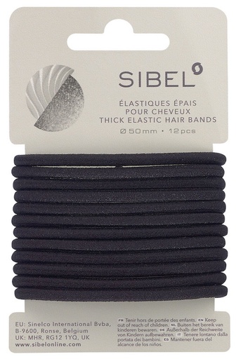 [1106N4441412] GOMAS ELÁSTICAS THICK NEGRO 12u SIN