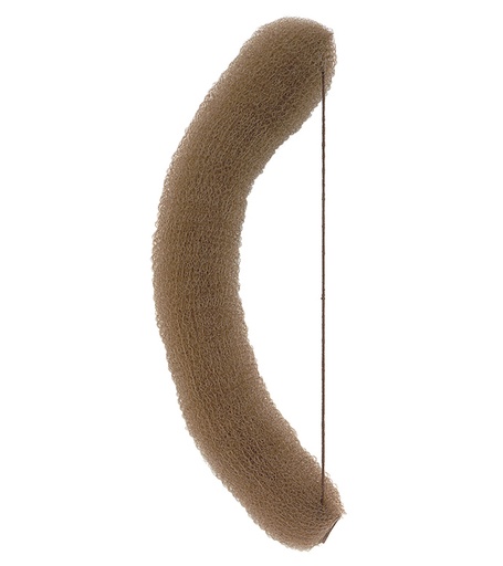 [1113ELAS18C] ROLLO ELÁSTICO PARA MOÑO MARRÓN 18cm 9502182 SIN