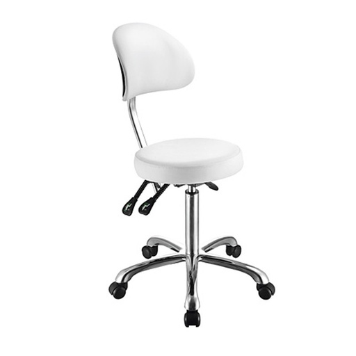 [12N1025BWHITE] TABURETE COMFORT BLANCO A26.1025B   WEE