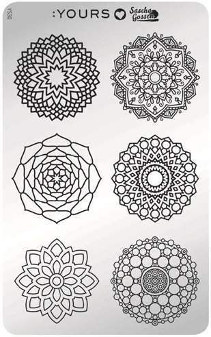 [200202MANDALA] PLACA STAMPING MANDALA MANIA 138 (YOURS)  CND