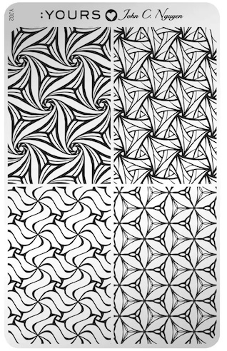 [200202PSYCHE] PLACA STAMPING PSYCHEDELIC  136 (YOURS)  CND