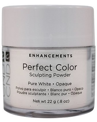 [200201ACPPSBL22] POLVO ESCULPIR PURE WHITE OPAQUE BLANCO 22gr CND