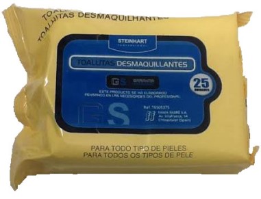 [210TOVALLODESMF] TOVALLOLETES DESMAQUILLANTS 24u***    FA