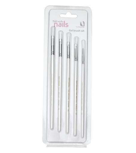 [27031N6106020] SET 5 PINCELES MANICURA GEL Y NAIL ART       SIN