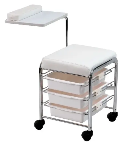 [27222N7300732] CARRET MANICURA TROLLEY BLANC SIN