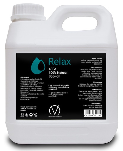 [2807134SPARELAX] ACEITE 4 SPA RELAX 2000ml  CV4SPA3