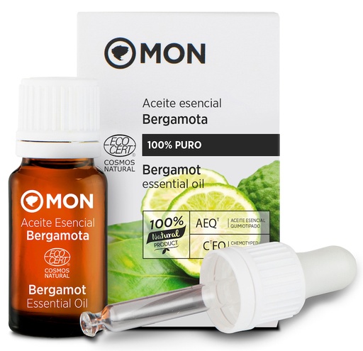 [280860OLIBERGA] ACEITE ESENCIAL BERGAMOTA 100% PURO 12ML 1104 MON