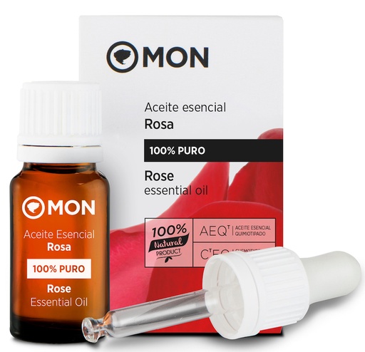 [280860OLIROSA] ACEITE ESENCIAL ROSA 100% PURO 12ML 1137 MON