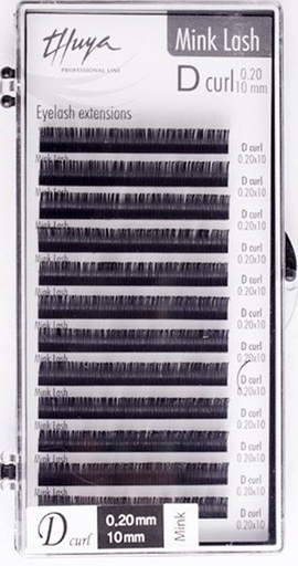 [29900EPDC2010] PESTAÑAS EXTENSIÓN D-CURL 0.20 10MM MINK LASH THU