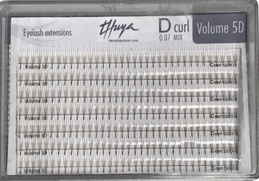 [29900EPDC5D007M] EXTENSIÓN PESTAÑAS 5D D-CURL 0.07 MIX   THU