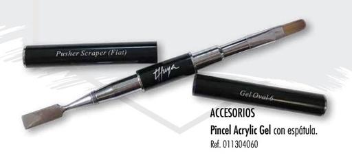 [29907PAG] PINCEL ESPATULA ACRÍLICO GEL OVAL 6 THU