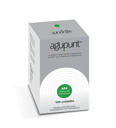 [820APS37BP] AGUJA PUNCIÓN SECA REGULAR 0,16 x 25 - VERDE- (x100) A1037BP AGP