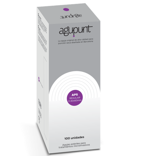 [820APS42CP] AGUJA PUNCIÓ SECA REGULAR 0,30 x 60 - LILA-(x100) A1042CP AGP