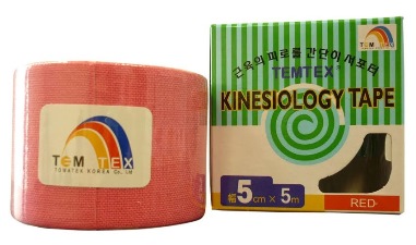 [820TEMPEXROS] KINESIO-TAPE 5cmX5m ROSA TEMTEX BIO