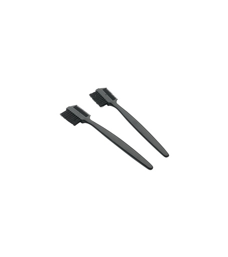 [27031N0006020] JUEGO 2 PINCELES-PEINE PESTAÑAS Y CEJAS 12,7cm SIN